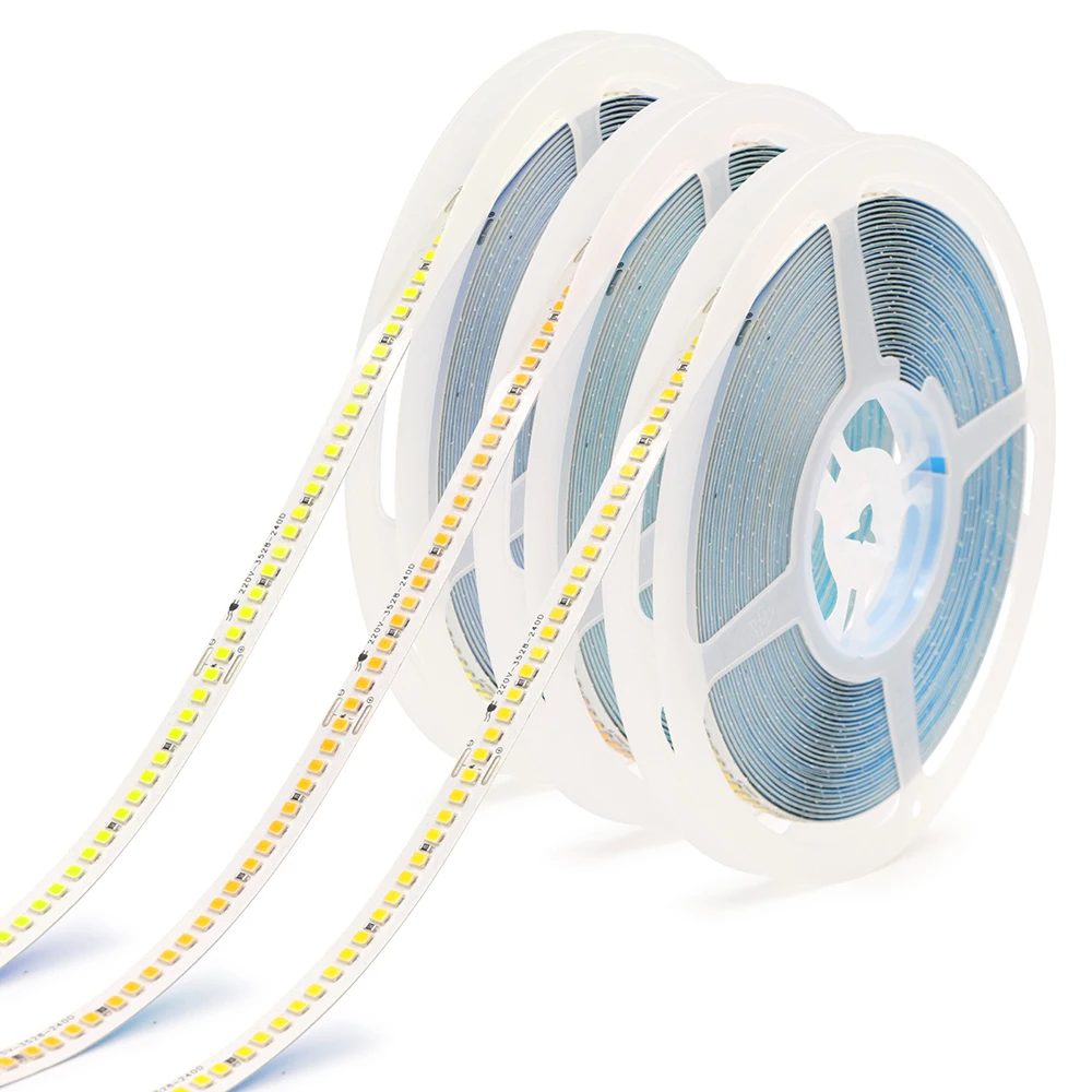 2835 Led Strip Light 5m 10m 15m 20m 110V 220V 230V 240LEDs/m Flexible Adahesive Tape High Density Strips Warm/Natural/Cold White
2835 Led Strip Light 5m 10m 15m 20m 110V 220V 230V 240LEDs/m Flexible Adahesive Tape High Density Strips Warm/Natural/Cold White