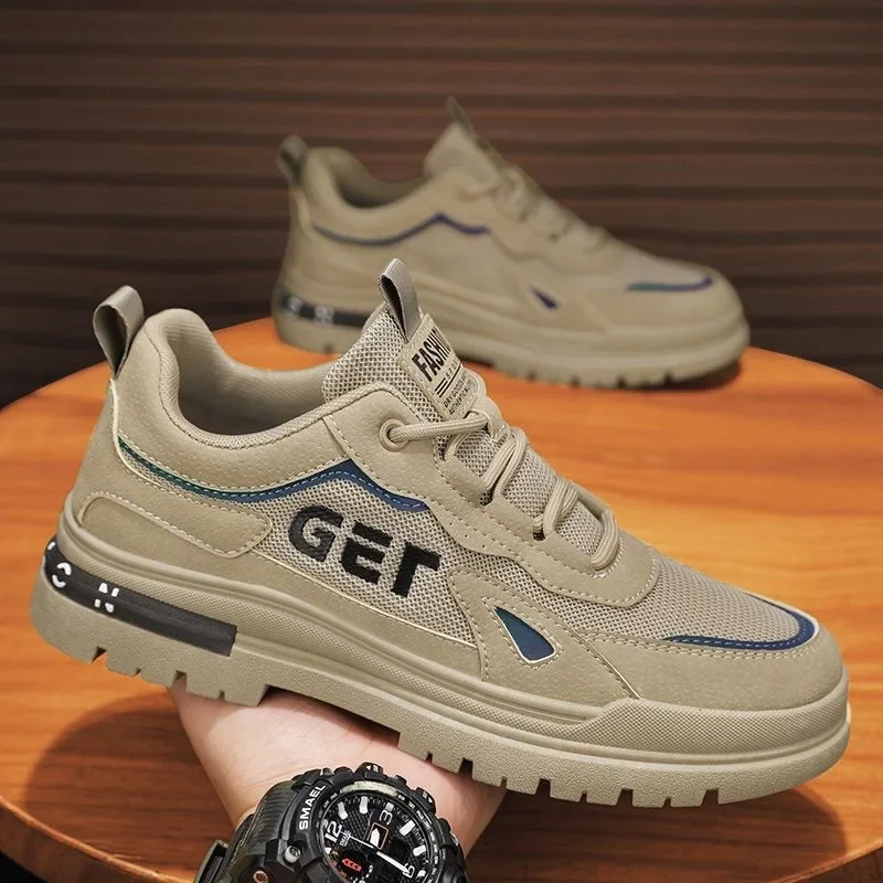 Men's Shoes Fashion Casual Sport Shoes New Breathable Mesh Shoes Lace Up Vulcanized Shoe Men Safety Work Footwear Zapatos Hombre
Men's Shoes Fashion Casual Sport Shoes New Breathable Mesh Shoes Lace Up Vulcanized Shoe Men Safety Work Footwear Zapatos Hombre