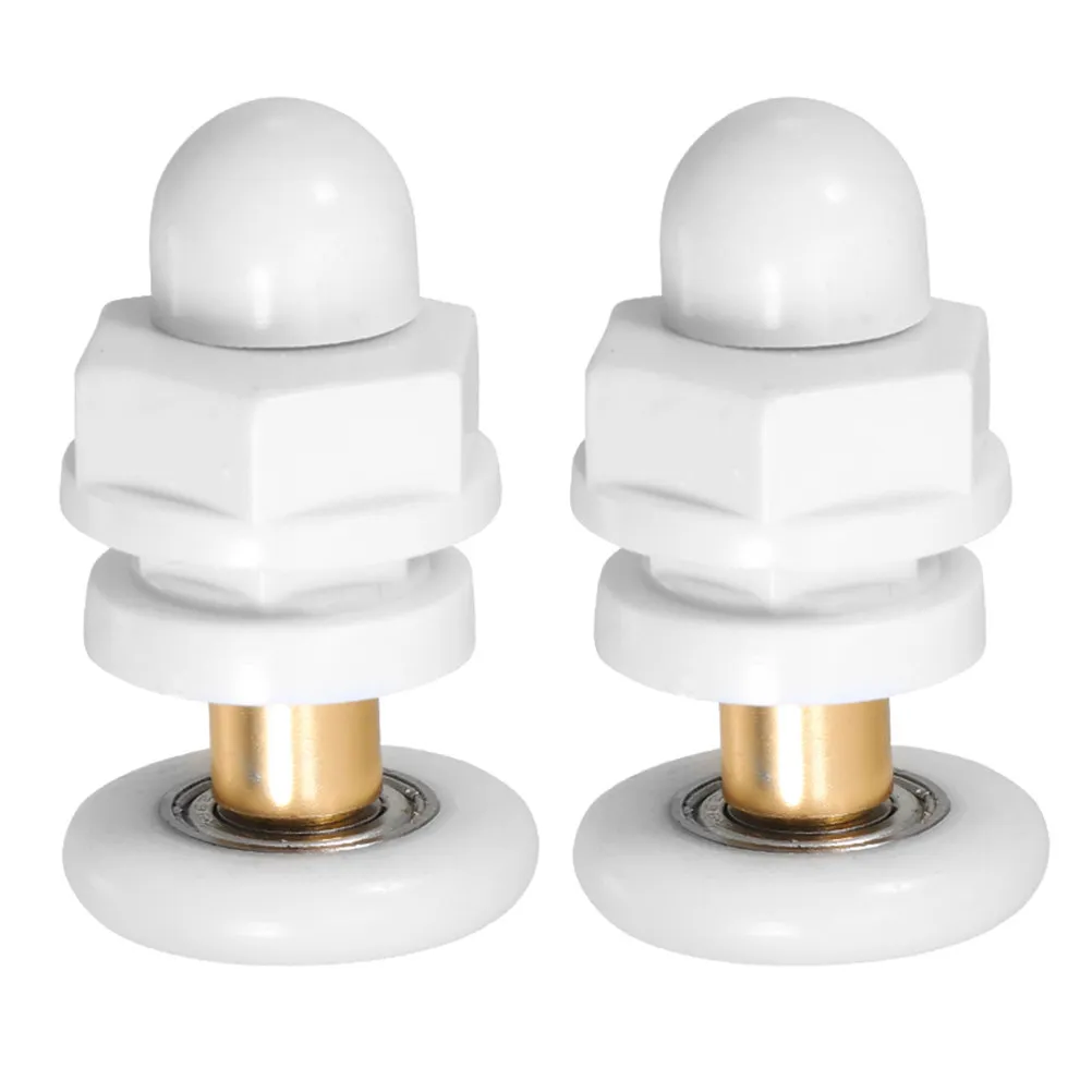 2Pcs Shower Door Rollers Metal Pulley Replacement for Bathroom Glass Sliding Shower Doors Precision Bearings Smooth Sliding
2Pcs Shower Door Rollers Metal Pulley Replacement for Bathroom Glass Sliding Shower Doors Precision Bearings Smooth Sliding