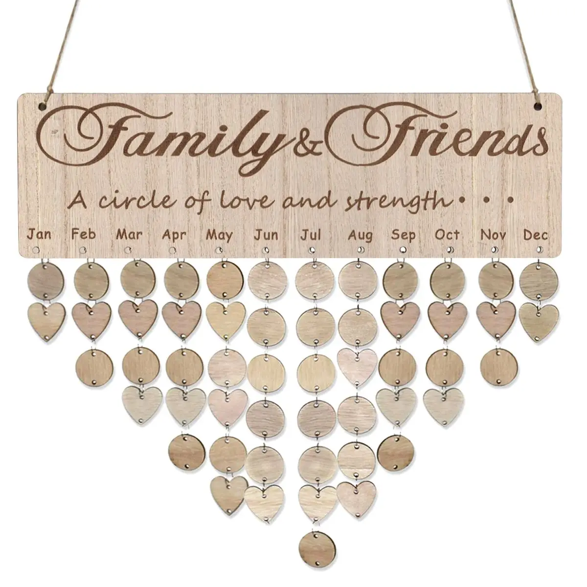 Wooden Calendar Family Board Discs Wooden Calendar Family Decor Birthday Reminder Wall Calender Birthday Reminder Gift
Wooden Calendar Family Board Discs Wooden Calendar Family Decor Birthday Reminder Wall Calender Birthday Reminder Gift