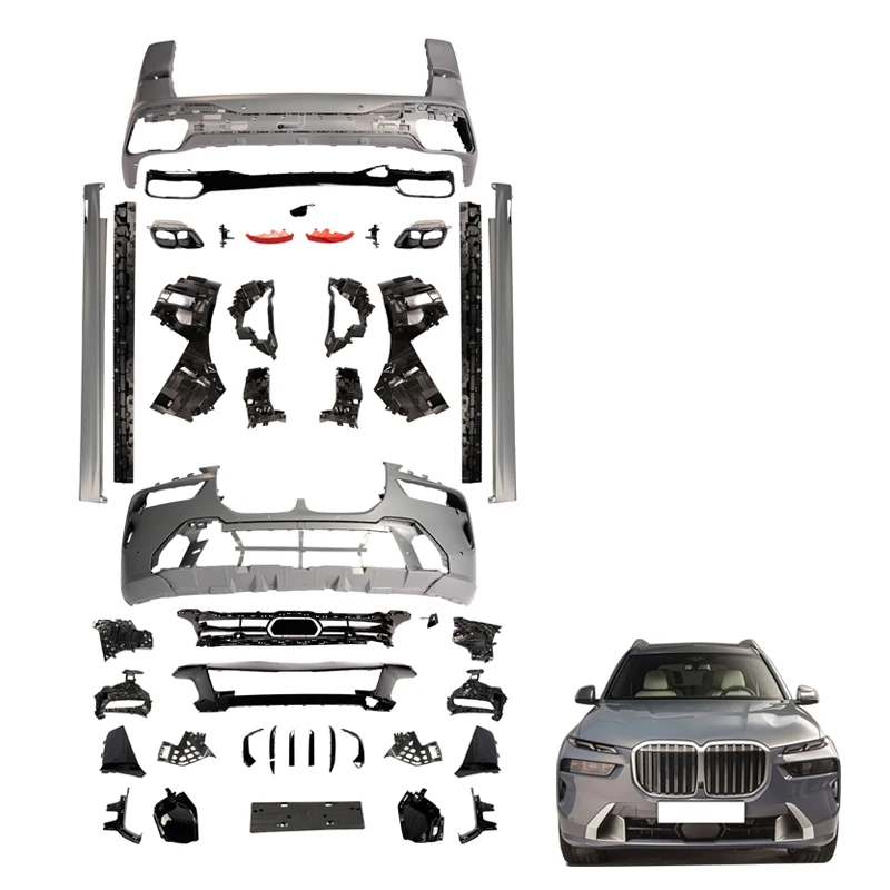 XDS High Quality M-tech Style Front Rear Bumper Headlight Fender Side Skirt Hood Body Kit For X7 G07 LCI 2023- To X7 LCI M-T
XDS High Quality M-tech Style Front Rear Bumper Headlight Fender Side Skirt Hood Body Kit For X7 G07 LCI 2023- To X7 LCI M-T