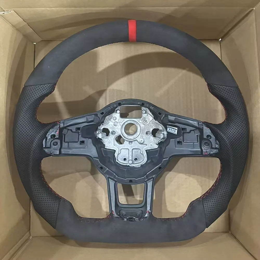 Half Alcantara Leather Red Stitching /Strip For VW Golf MK7 7.5 GTI GTD GTE R Polo RLine Sports Steering Wheel Base Assembly
Half Alcantara Leather Red Stitching /Strip For VW Golf MK7 7.5 GTI GTD GTE R Polo RLine Sports Steering Wheel Base Assembly
