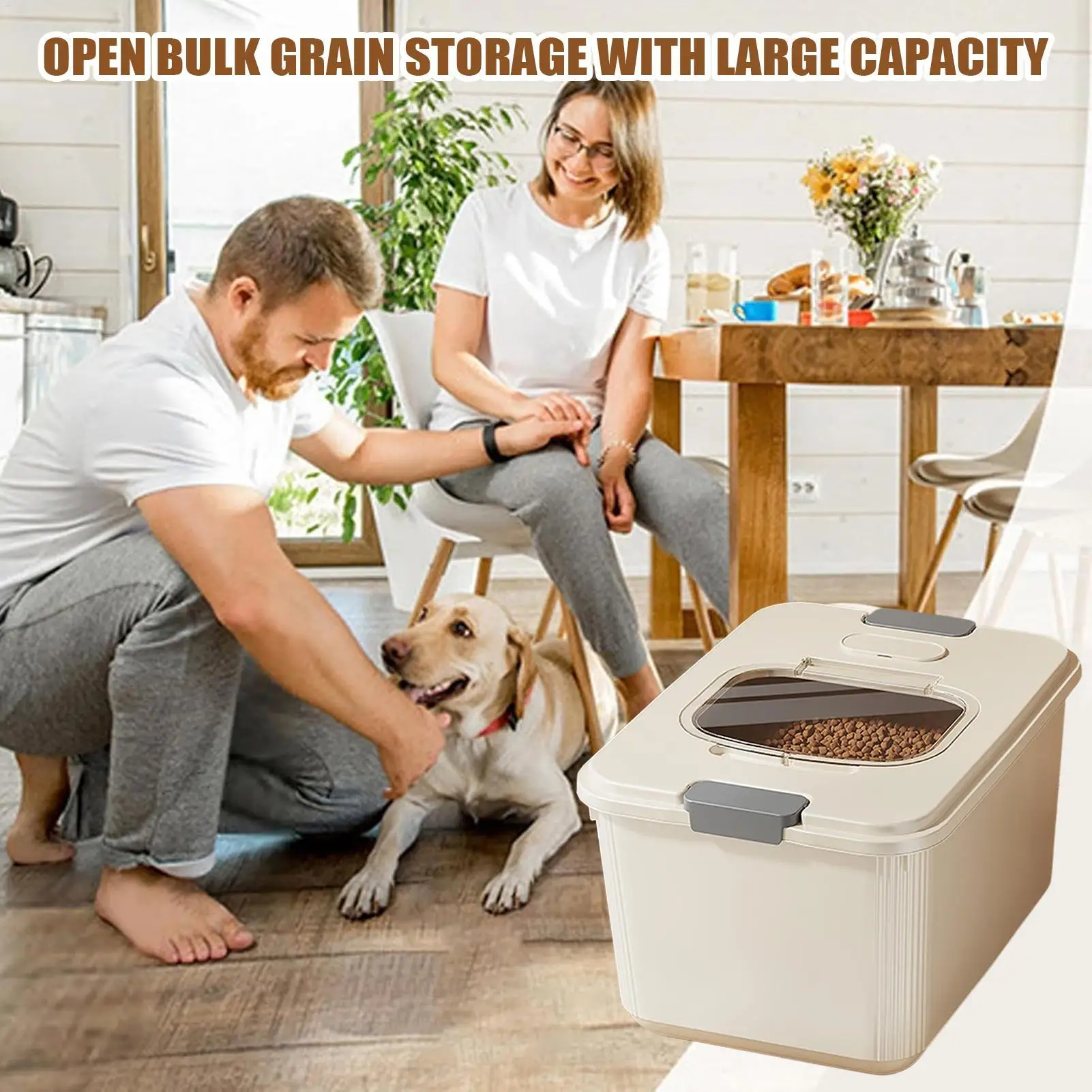 Контейнер для корма для собак, герметичный контейнер для кошек, компактный контейнер для корма для собак и кошек с мерным стаканчиком для кемпинга на открытом воздухе
Контейнер для корма для собак, герметичный контейнер для кошек, компактный контейнер для корма для собак и кошек с мерным стаканчиком для кемпинга на открытом воздухе