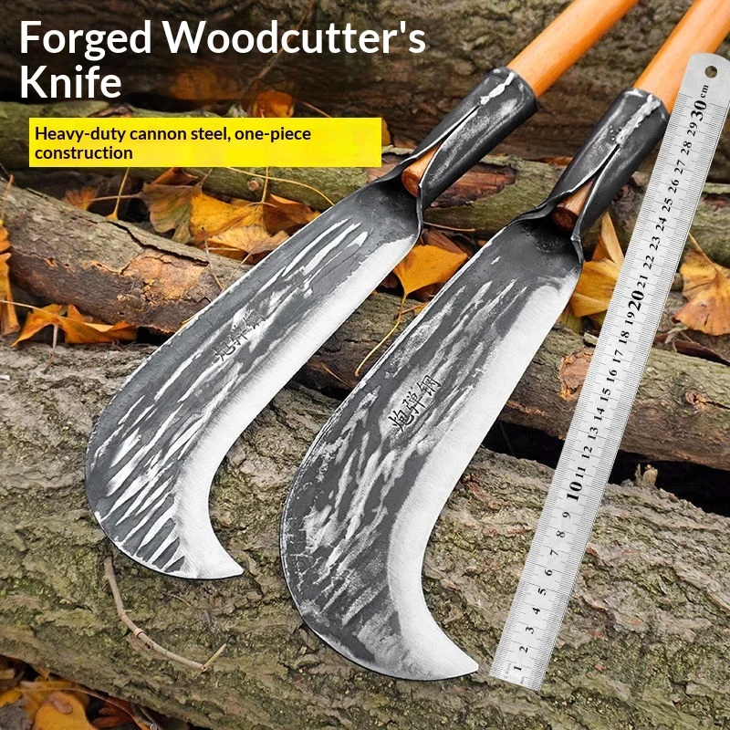 Hammered Forged Manganese Steel Dual-Purpose Chopstick Corn Stalk Grass Cutting Branch Pruning Bent Knife Corn Slicer Grass Cutt
Hammered Forged Manganese Steel Dual-Purpose Chopstick Corn Stalk Grass Cutting Branch Pruning Bent Knife Corn Slicer Grass Cutt
