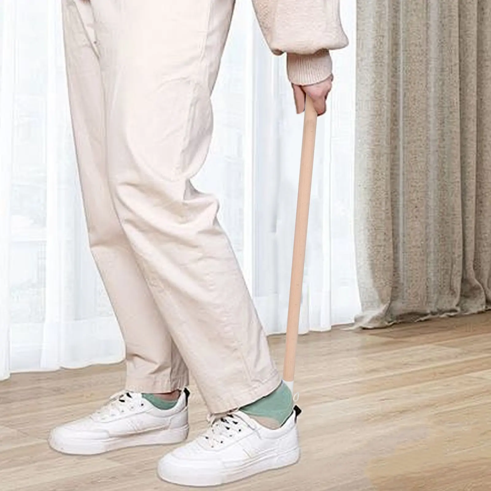 Shoehorn Dressing Aid Metal Shoehorn Hook Handle Long Ergonomic Assistance Tool Seniors Pregnant Elderly Disabled Shoe Helper
Shoehorn Dressing Aid Metal Shoehorn Hook Handle Long Ergonomic Assistance Tool Seniors Pregnant Elderly Disabled Shoe Helper