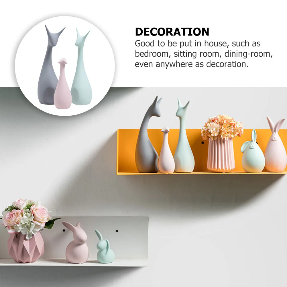 1Set Ceramic Animal Ornament Artistic Delicate Ceramic Craft for Home Desktop Decoration Living Room Cabinet Decor 
1Set Ceramic Animal Ornament Artistic Delicate Ceramic Craft for Home Desktop Decoration Living Room Cabinet Decor