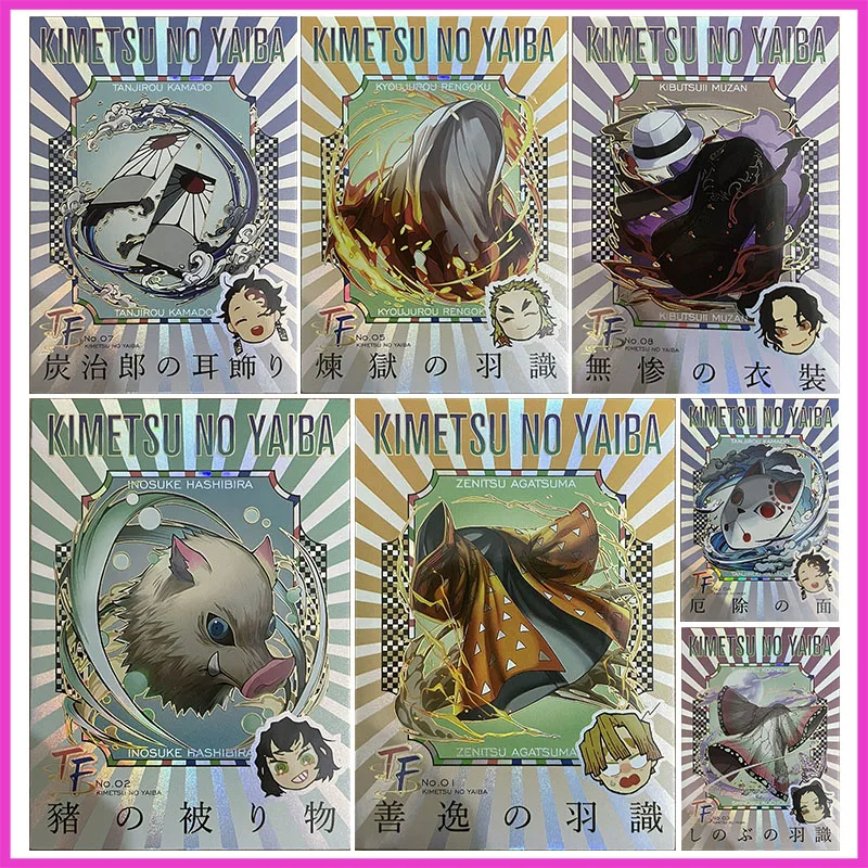 Anime Rare Collectible Cards Tanjirou Kyoujurou Muzan Inosuke Agatsuma Zenitsu Kochou Shinobu Toys for boys Birthday Gifts
Anime Rare Collectible Cards Tanjirou Kyoujurou Muzan Inosuke Agatsuma Zenitsu Kochou Shinobu Toys for boys Birthday Gifts