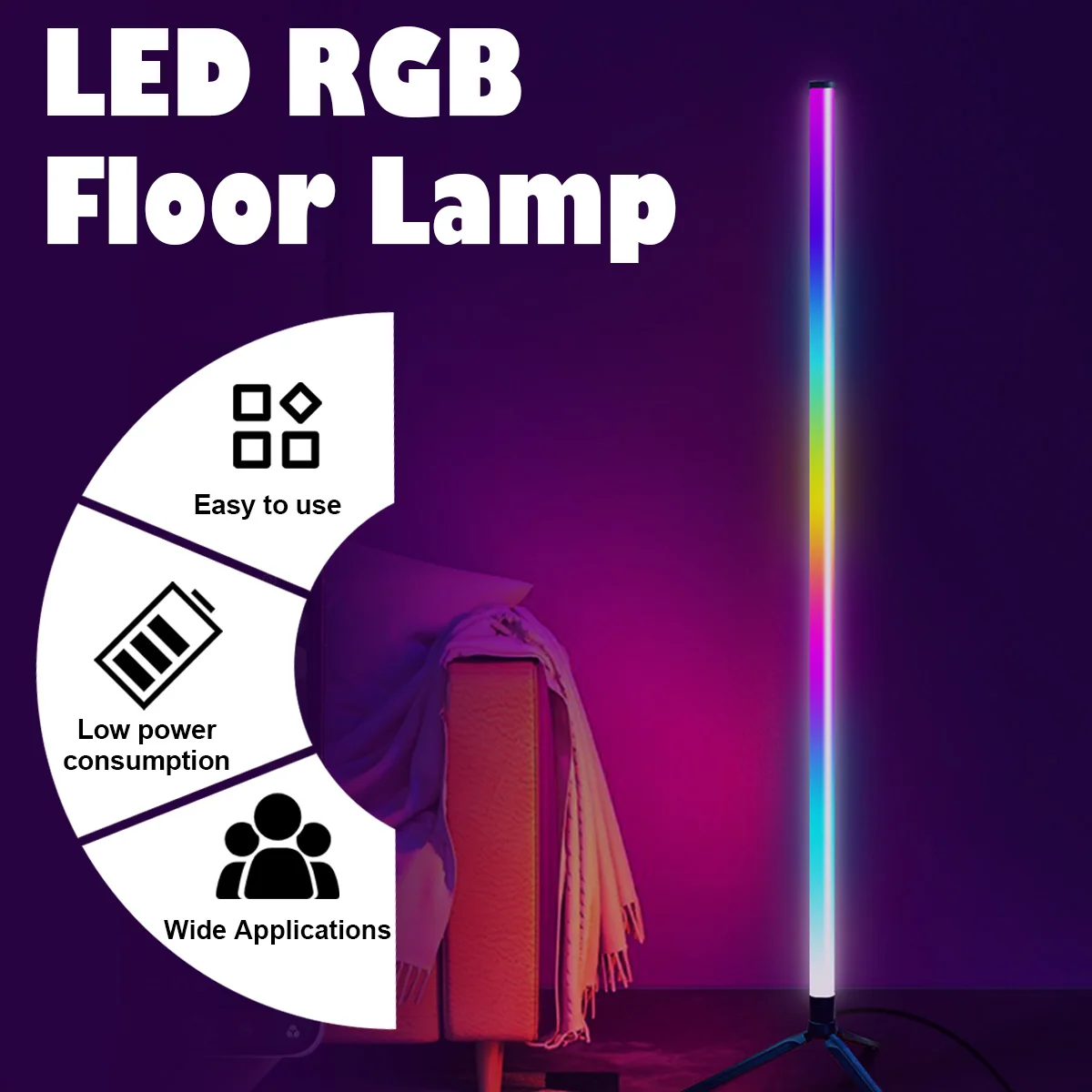 Floor Lamp Plastic 105cm Rgb Smart Led Floor Lamp For 5w/36v Bedroom Lamps Living Room Decor Lights Nordic Minimalist Light Home
Floor Lamp Plastic 105cm Rgb Smart Led Floor Lamp For 5w/36v Bedroom Lamps Living Room Decor Lights Nordic Minimalist Light Home