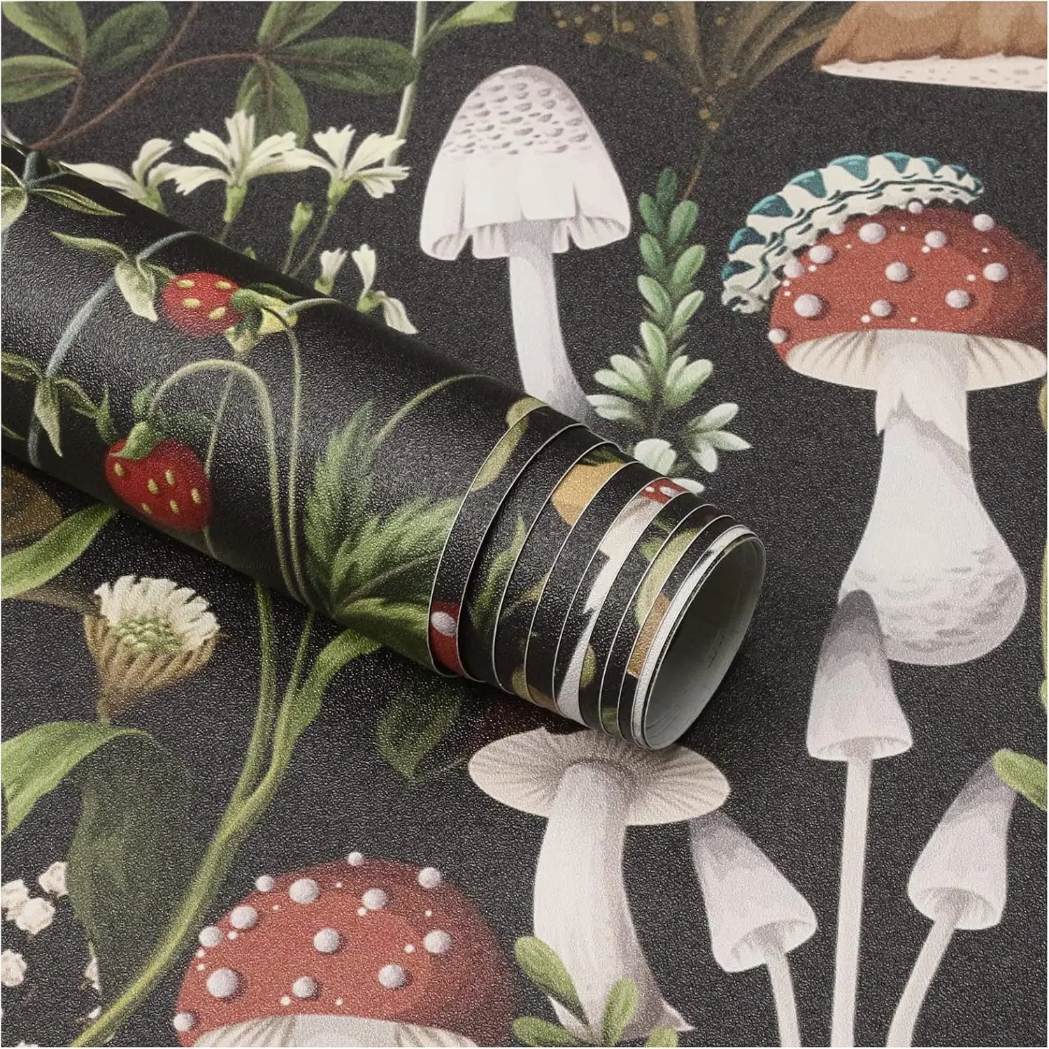 Black/Brown/Green Leaf Self-Adhesive Paper Peel And Stick Wallpaper Boho Mushroom Removable Stick On Contact Paper For Bathroom
Black/Brown/Green Leaf Self-Adhesive Paper Peel And Stick Wallpaper Boho Mushroom Removable Stick On Contact Paper For Bathroom