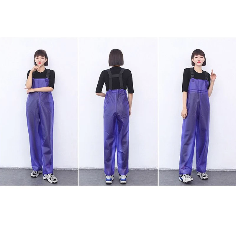 PVC Apron Cami Trousers Thickened Waterproof Cow Tendon Shoulder Strap Rain Pants Outdoor Sports Work Jumpsuit For Man Women
PVC Apron Cami Trousers Thickened Waterproof Cow Tendon Shoulder Strap Rain Pants Outdoor Sports Work Jumpsuit For Man Women