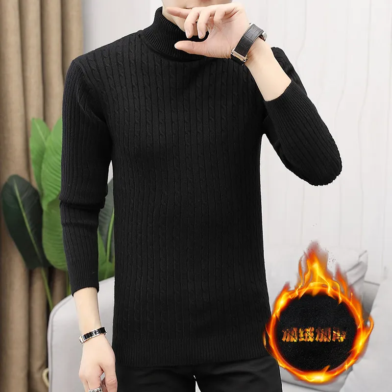 Men's Knitted Fce Lined Sweater Large Size 5XL Casual Warm Comfortable Polyester Fiber Long Sve High Collar Knitwear
Men's Knitted Fce Lined Sweater Large Size 5XL Casual Warm Comfortable Polyester Fiber Long Sve High Collar Knitwear