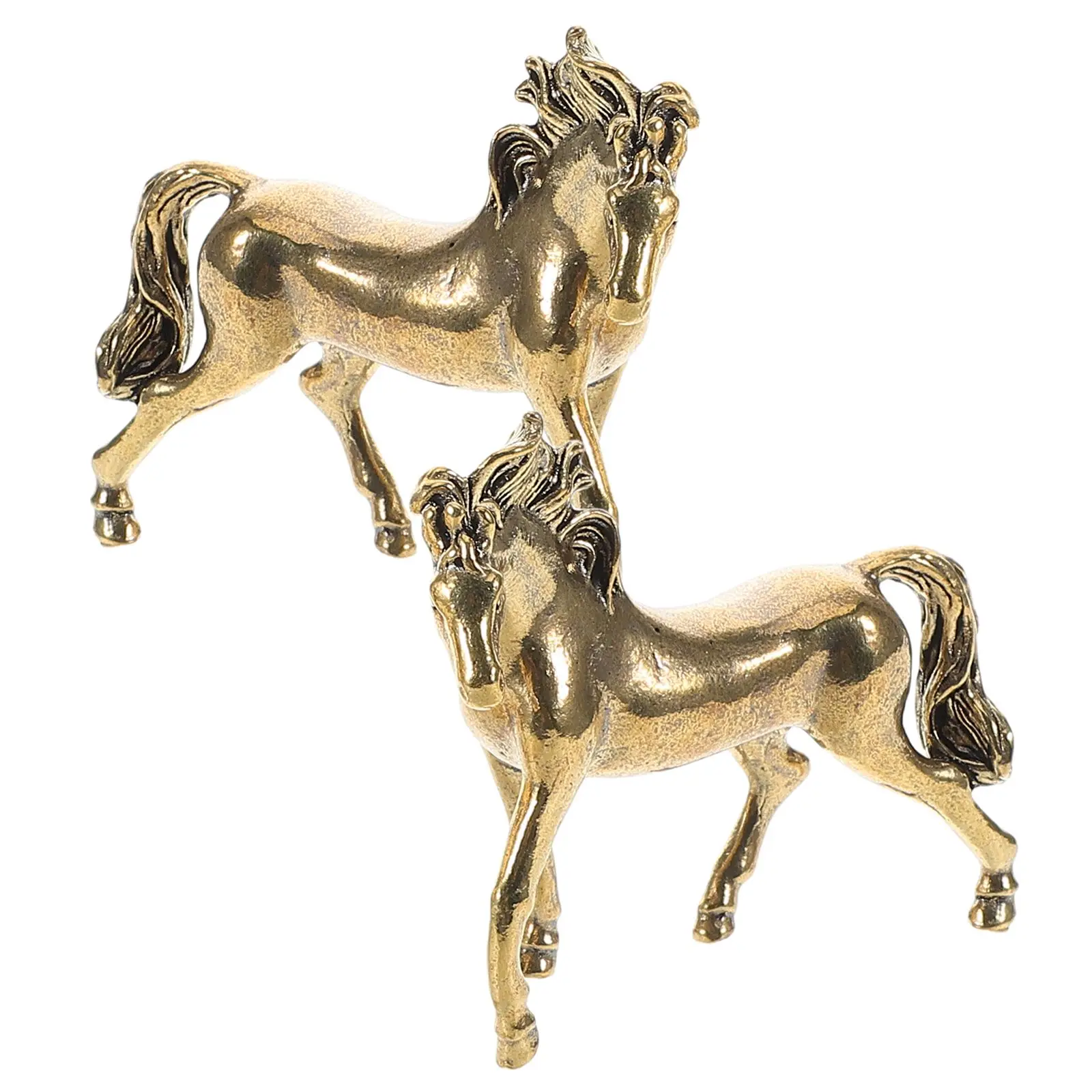 2 Pcs Copper Horse Statue Brass Feng Shui nament Decorations Business Gift Creative Retro Desk Adornment Realistic
2 Pcs Copper Horse Statue Brass Feng Shui nament Decorations Business Gift Creative Retro Desk Adornment Realistic