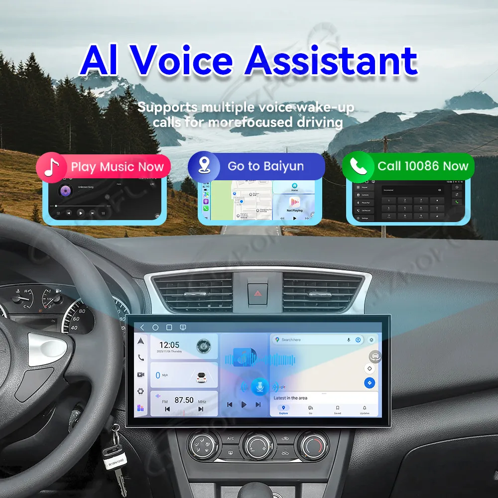 For Nissan Sylphy 2020–2025, 15.8" Android Car Stereo with Wireless Carplay & Android Auto, GPS Navigation & HD Touchscreen
For Nissan Sylphy 2020–2025, 15.8" Android Car Stereo with Wireless Carplay & Android Auto, GPS Navigation & HD Touchscreen