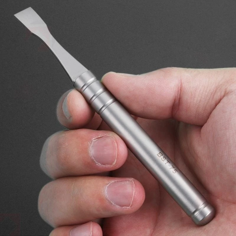 Sturdy Nonmagnetic Scraper Tool Portable Thin Scraper for Corrosion Resistant Solder Pastes and Screen Repair M4YD
Sturdy Nonmagnetic Scraper Tool Portable Thin Scraper for Corrosion Resistant Solder Pastes and Screen Repair M4YD