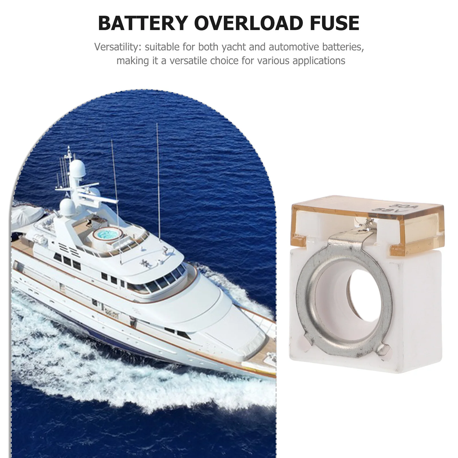 Клеммный предохранитель 50а, керамический предохранитель 58 В, водонепроницаемый для защиты цепи, морской автомобильной яхты, автофургона, безопасности от перегрузки
Клеммный предохранитель 50а, керамический предохранитель 58 В, водонепроницаемый для защиты цепи, морской автомобильной яхты, автофургона, безопасности от перегрузки