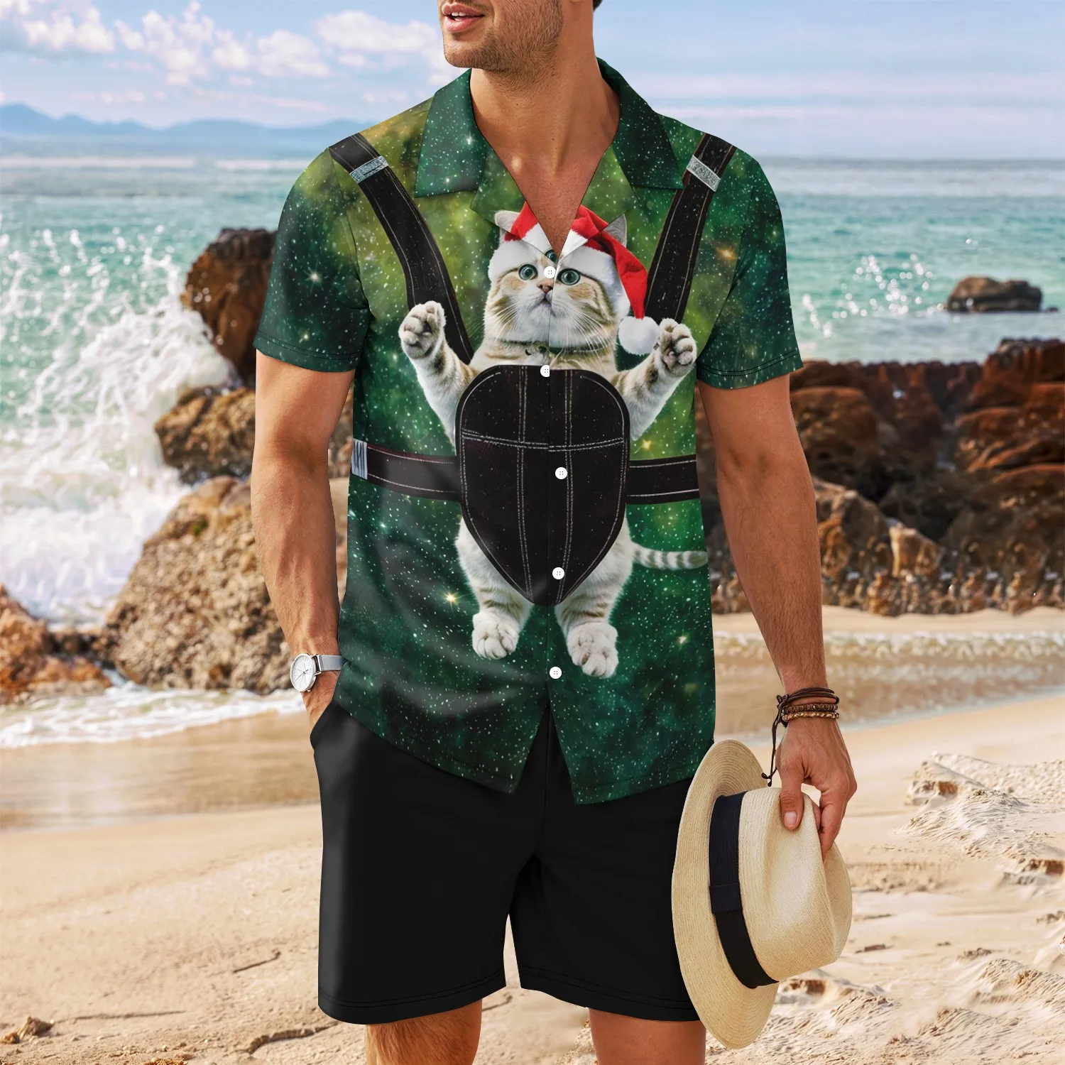 3D digital printed personalized style 2024 new casual versatile cat pattern Cuban collar short sleeved shirt MB34
3D digital printed personalized style 2024 new casual versatile cat pattern Cuban collar short sleeved shirt MB34