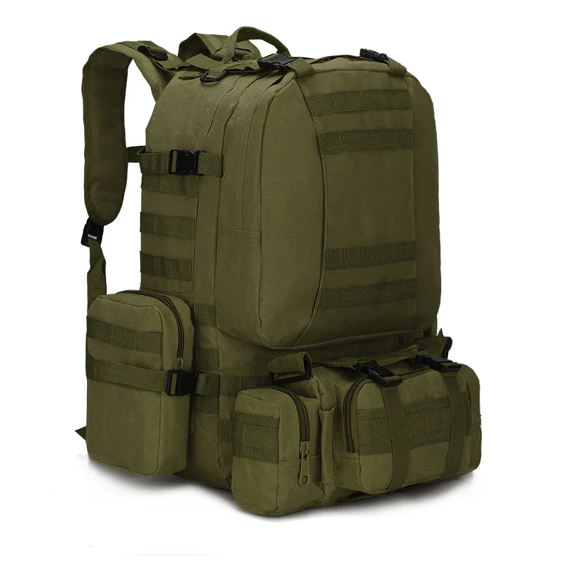 50L Large Capacity Military Tactical Backpack Waterproof Oxford Backpack for Men Hiking Camping Hunting Travel Rucksack
50L Large Capacity Military Tactical Backpack Waterproof Oxford Backpack for Men Hiking Camping Hunting Travel Rucksack