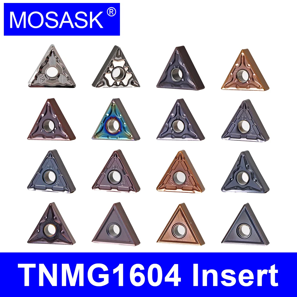 MOSASK 10pcs TNMG TNMG1604 04 08 Carbide Insert MTJNR WTJNR Boring Bar External Turning Tool Blade for Steel Cutter CNC Lathe
MOSASK 10pcs TNMG TNMG1604 04 08 Carbide Insert MTJNR WTJNR Boring Bar External Turning Tool Blade for Steel Cutter CNC Lathe