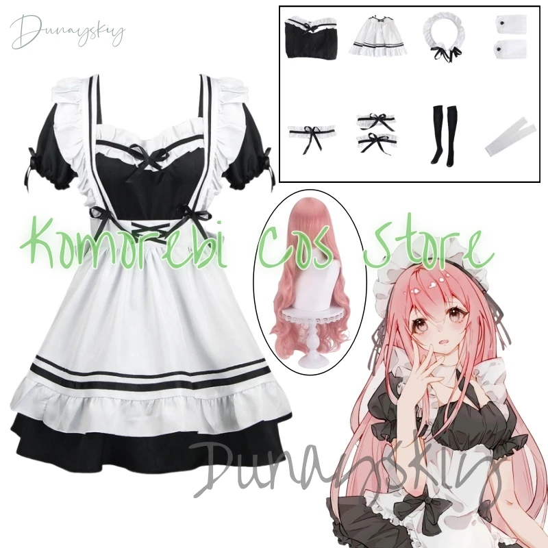 New Nikki Cosplay Black White Maid Costume Wig Uniform Anime Game Costume Halloween Women Costumes
New Nikki Cosplay Black White Maid Costume Wig Uniform Anime Game Costume Halloween Women Costumes