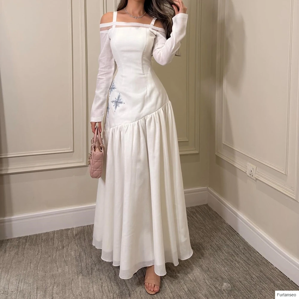 A-line Women's Evening Dresses Ankle-length Square Collar Full Sleeve Prom Gown Fashion Sequined Simple Draped Customized Gowns
A-line Women's Evening Dresses Ankle-length Square Collar Full Sleeve Prom Gown Fashion Sequined Simple Draped Customized Gowns