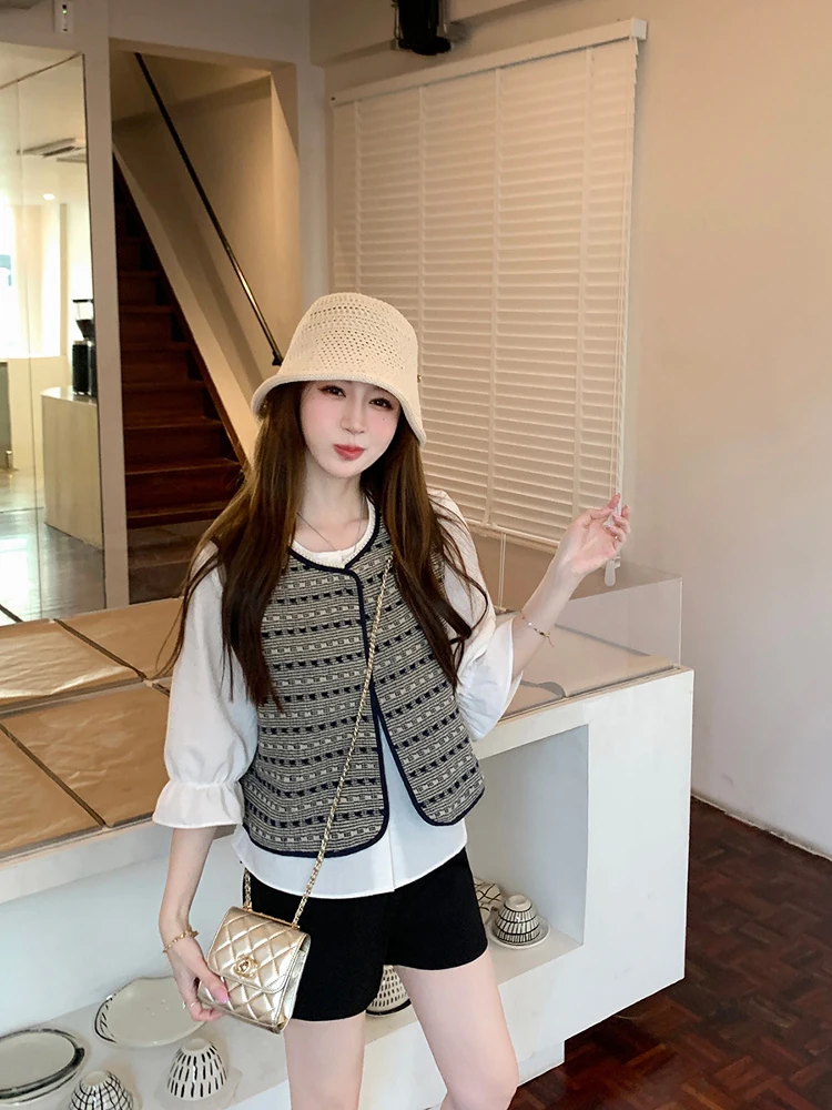 Женский универсальный жилет Boston Sle Color Woven с круглым вырезом из полиэфирного волокна для молодых женщин
Женский универсальный жилет Boston Sle Color Woven с круглым вырезом из полиэфирного волокна для молодых женщин