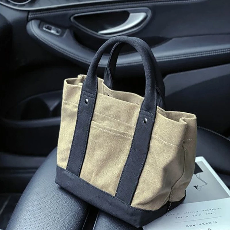 Hot Selling Women S Handbags High End Canvas Lunch Bags New Japanese Style
Hot Selling Women S Handbags High End Canvas Lunch Bags New Japanese Style