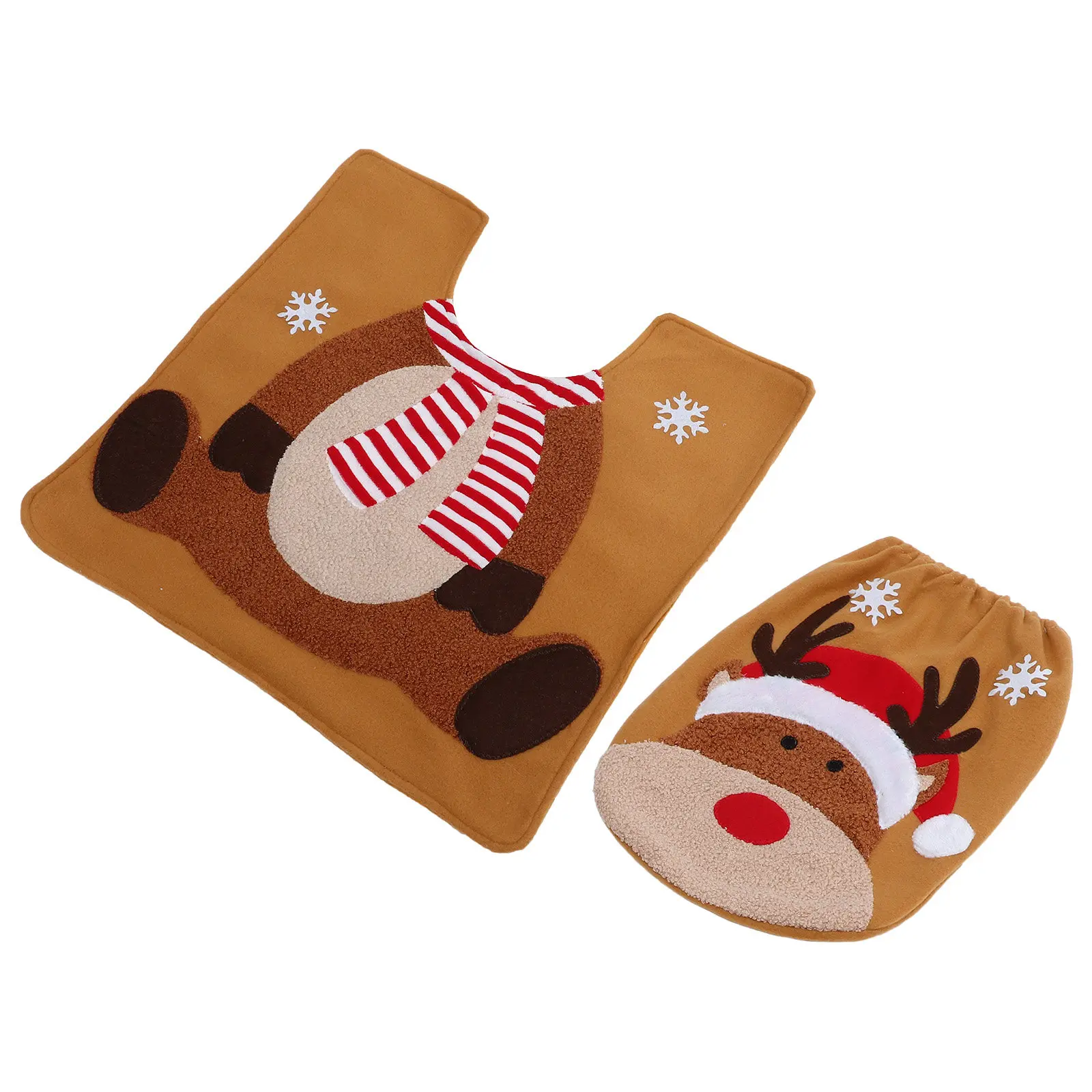 Набор из 1 предмета: Декоративный коврик для туалета с дизайном оленя, защита для крышки унитаза, для рождественского декора ванной комнаты и дома, прочный полиэстер
Набор из 1 предмета: Декоративный коврик для туалета с дизайном оленя, защита для крышки унитаза, для рождественского декора ванной комнаты и дома, прочный полиэстер