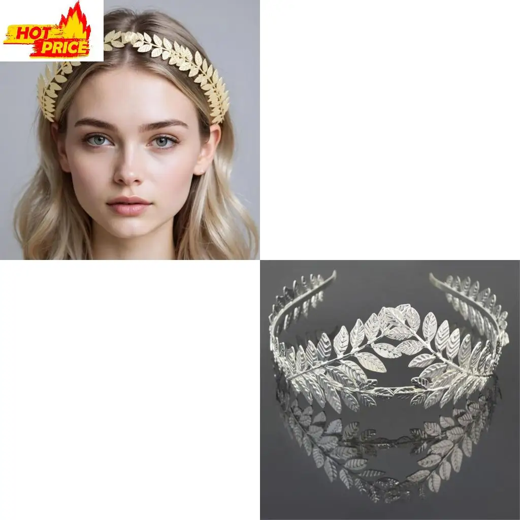 Handmade Gothic Greek Hair Hoop Gothic Costume Laurel Headwear Golden Leaf 
Handmade Gothic Greek Hair Hoop Gothic Costume Laurel Headwear Golden Leaf