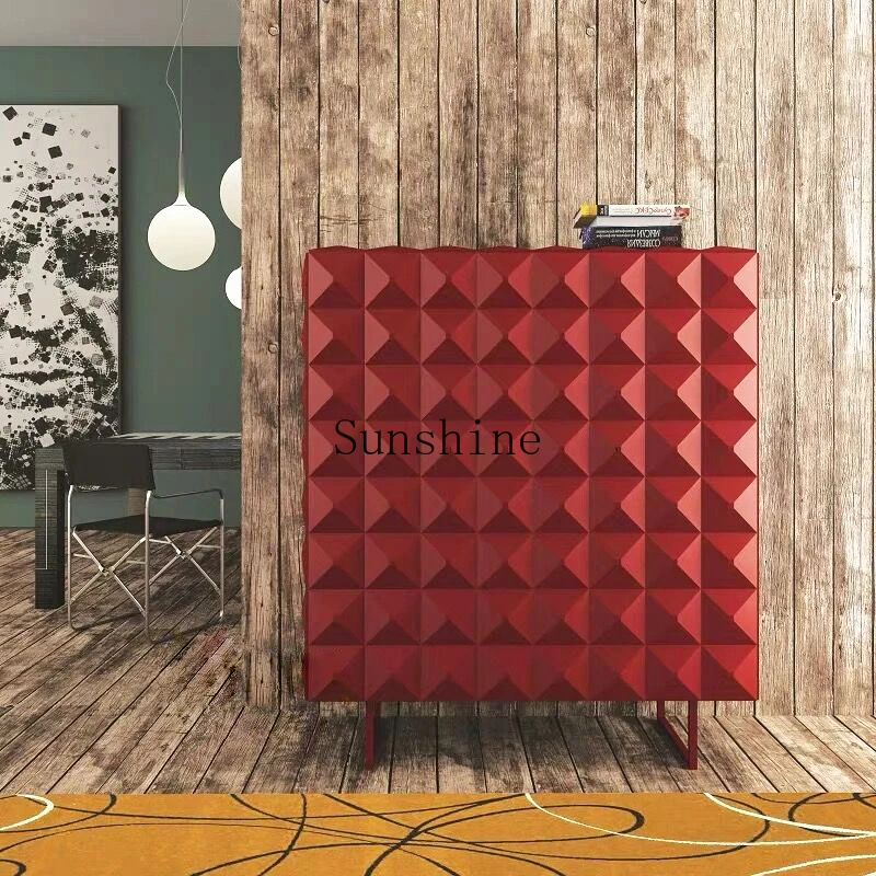 Italian living room simple and fashionable red dining side cabinet large flat sofa decorative cabinet
Italian living room simple and fashionable red dining side cabinet large flat sofa decorative cabinet