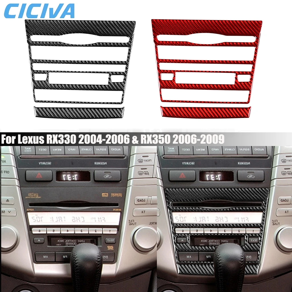 For Lexus RX330 2004-2006 RX350 2006-2009 Carbon Fiber Center Console Radio CD Player Accessories Interior Cover Sticker Trim
For Lexus RX330 2004-2006 RX350 2006-2009 Carbon Fiber Center Console Radio CD Player Accessories Interior Cover Sticker Trim