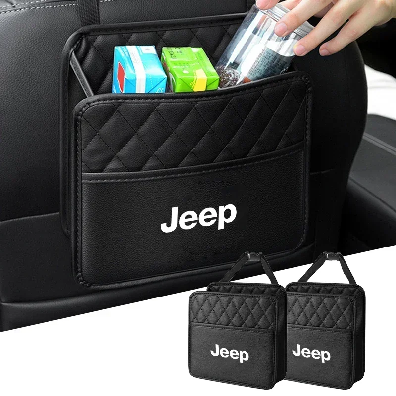Car Back Seat Storage Bag Organizer Hanging Bag For Jeep Grand Cherokee Wrangler JK Gladiator Compass Renegade Wagoneer
Car Back Seat Storage Bag Organizer Hanging Bag For Jeep Grand Cherokee Wrangler JK Gladiator Compass Renegade Wagoneer