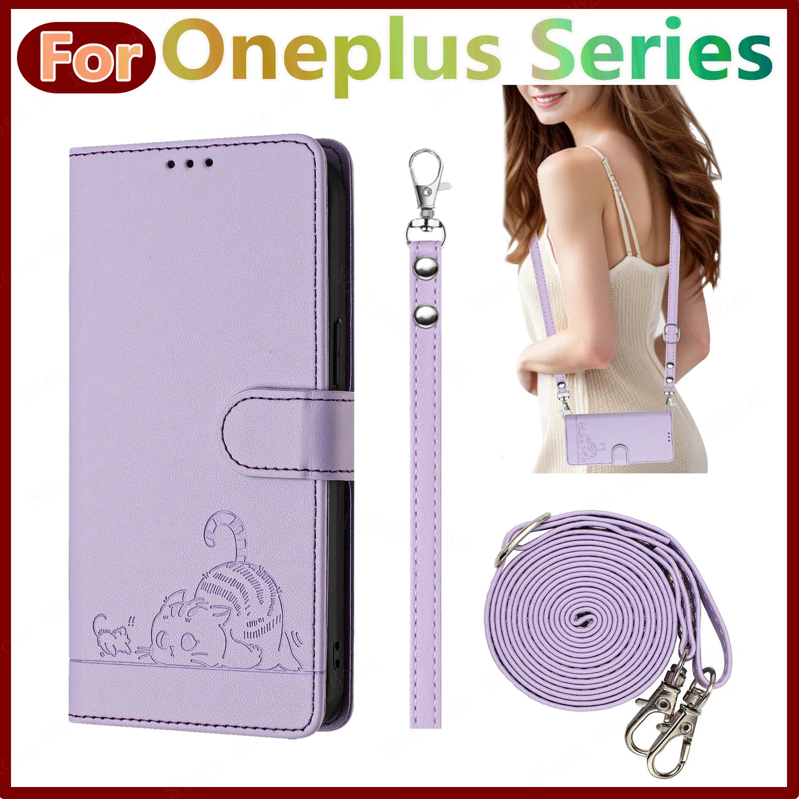 Crossbody Cases Suitable for oneplus 12 11 10r 9 pro 8t ace 3 phone case leather Card holder Flip Wallet Mobile protective cover
Crossbody Cases Suitable for oneplus 12 11 10r 9 pro 8t ace 3 phone case leather Card holder Flip Wallet Mobile protective cover