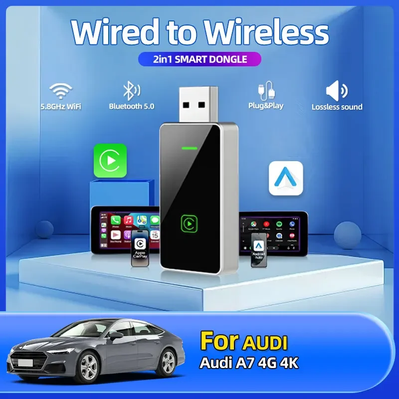 2025 Fashion New Wireless Carplay Adapter Android Auto Wireless Adapter 2in1 Car Car Accessories For Audi A7 4G 4K
2025 Fashion New Wireless Carplay Adapter Android Auto Wireless Adapter 2in1 Car Car Accessories For Audi A7 4G 4K