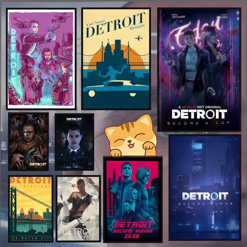 D-Detroit B-Become H-Human постер холст HD постер настенное искусство интерьер прихожая украшение дома праздничные подарки
D-Detroit B-Become H-Human постер холст HD постер настенное искусство интерьер прихожая украшение дома праздничные подарки