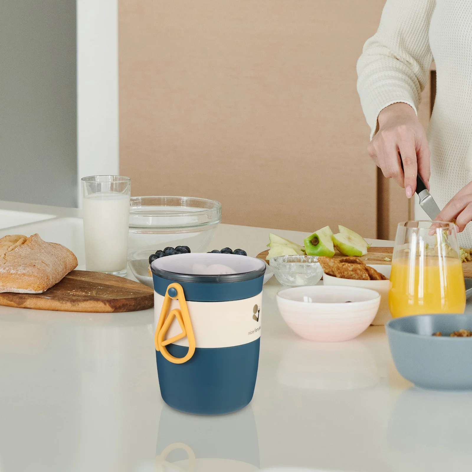 Insulated Food Jar Thermal Lunch Box Containers Portable Cup Travel Coffee Mugs Leakproof Household Food Container
Insulated Food Jar Thermal Lunch Box Containers Portable Cup Travel Coffee Mugs Leakproof Household Food Container