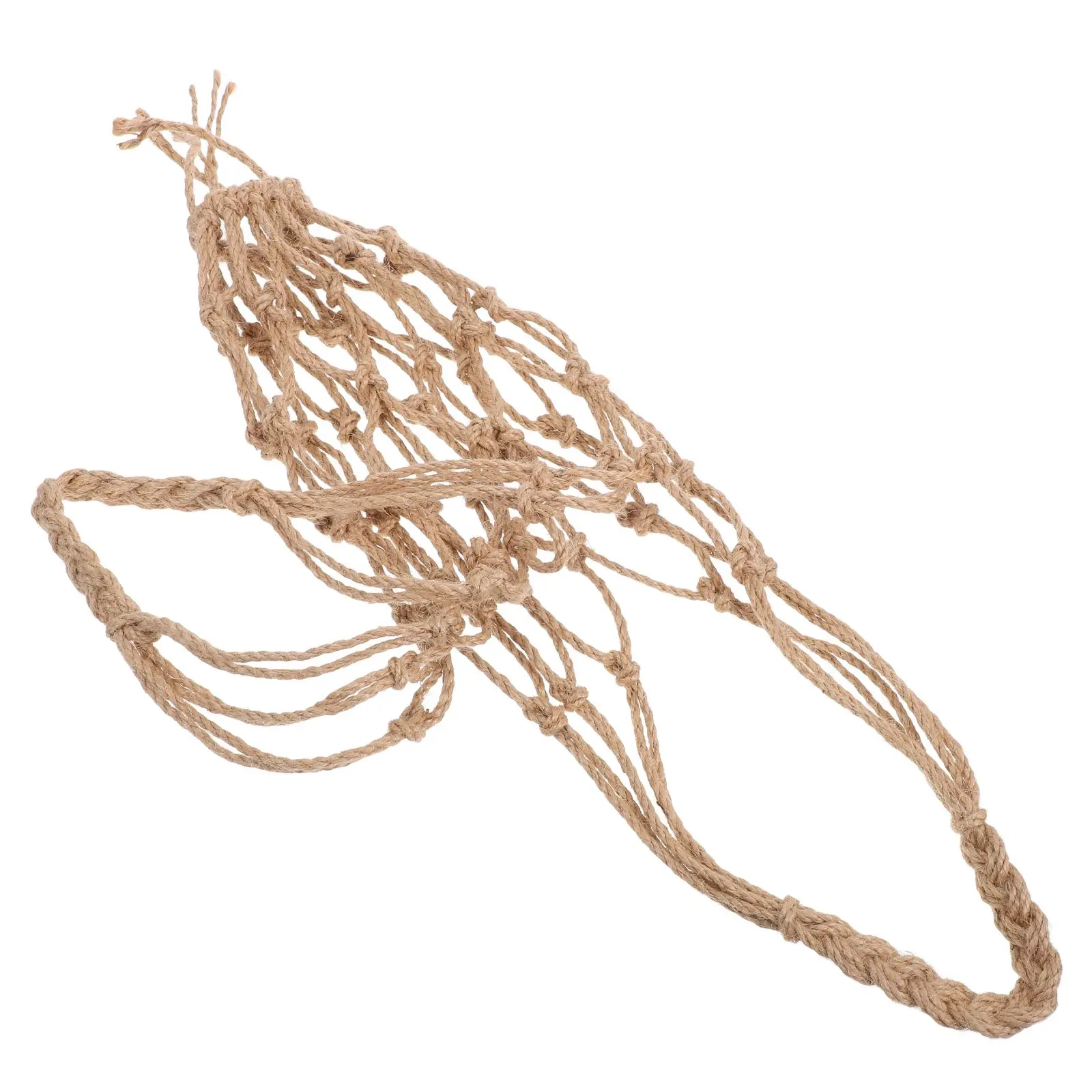 Jar Net Bag Crochet Bottle Water Carrier Holder Macrame Hand Woven Strap Bracket Jute Rope Versatile Design
Jar Net Bag Crochet Bottle Water Carrier Holder Macrame Hand Woven Strap Bracket Jute Rope Versatile Design