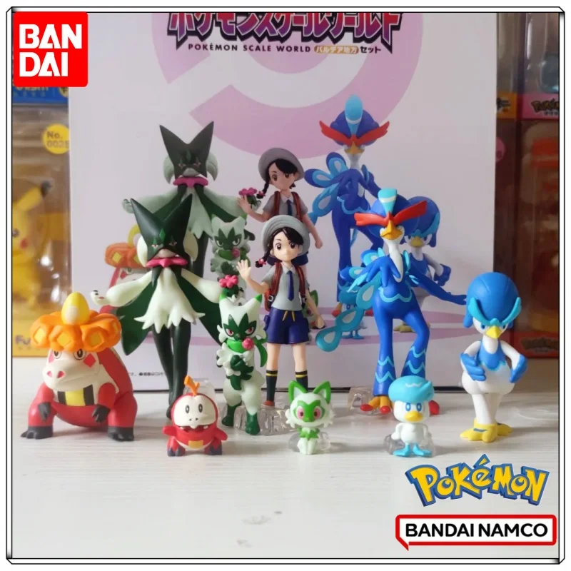 Bandai Pokemon Scale World Paldea Region SV Starter Pokemon Full Set 6 Pieces Candy Toy Collection Ornament Gift Figure Model
Bandai Pokemon Scale World Paldea Region SV Starter Pokemon Full Set 6 Pieces Candy Toy Collection Ornament Gift Figure Model