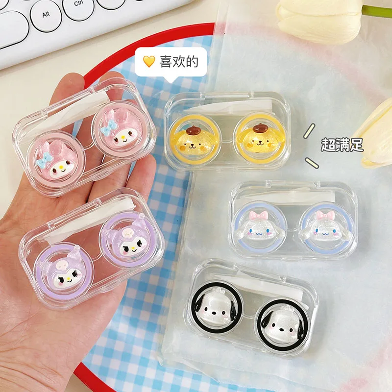 New sanrio Contact Lens Case Cartoon women Portable contact lens companion care box Travel lid storage box Gift
New sanrio Contact Lens Case Cartoon women Portable contact lens companion care box Travel lid storage box Gift