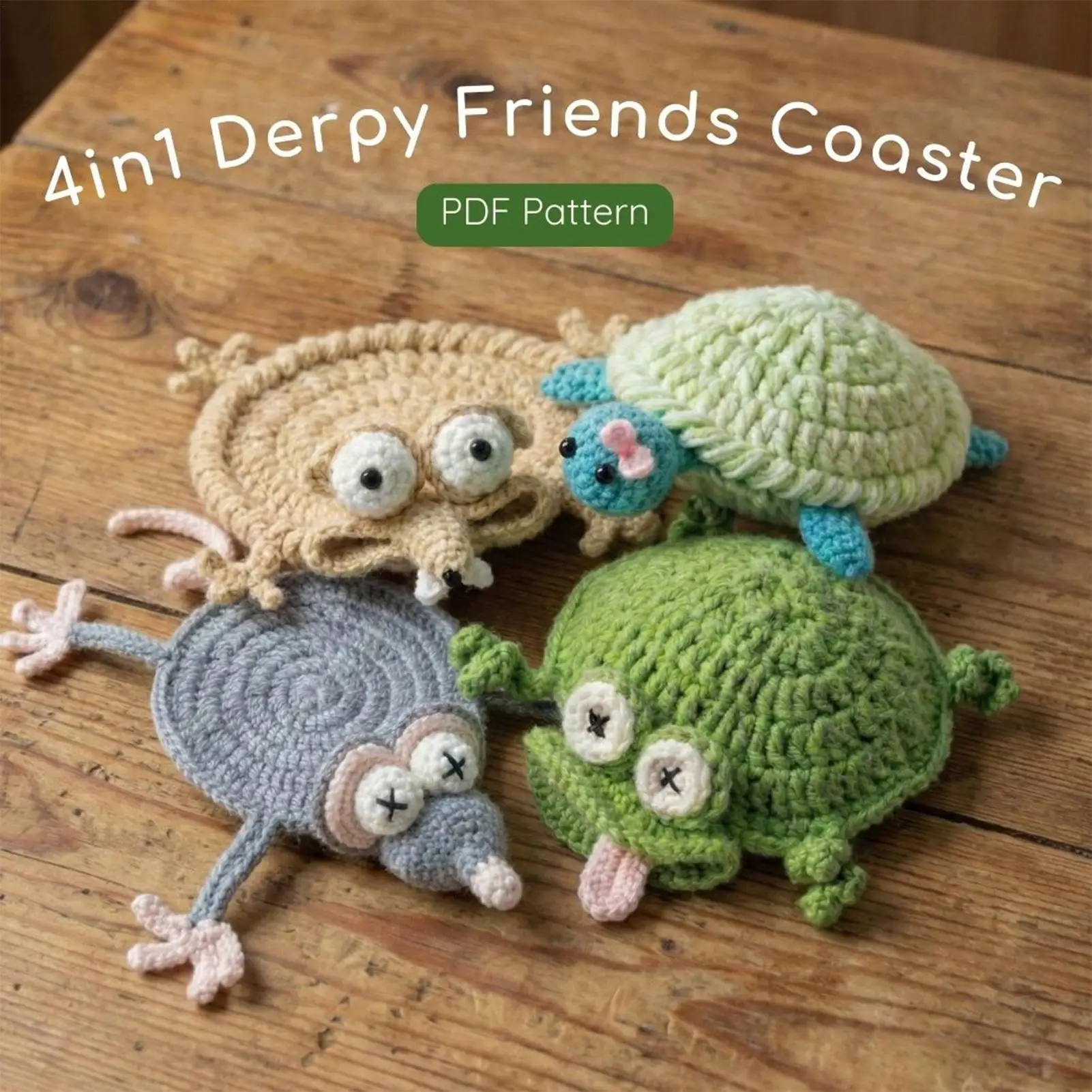 4pcs Crochet Table Coasters Handmade Knitted Animal Shape Crochet Cups Mat Tea Cup Pad Heat Insulation Mug Mat Home Decor
4pcs Crochet Table Coasters Handmade Knitted Animal Shape Crochet Cups Mat Tea Cup Pad Heat Insulation Mug Mat Home Decor