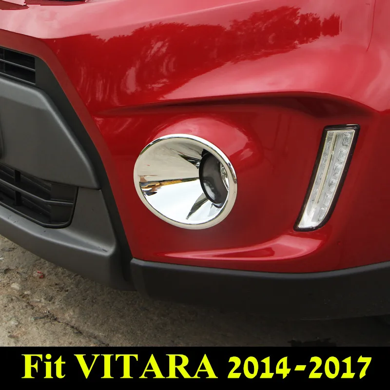 Car Accessories ABS Chrome Front Bumper Protector Frame For Suzuki Vitara 2014 2015 2016 2017 Front Fog Light Cover Trim VITARA
Car Accessories ABS Chrome Front Bumper Protector Frame For Suzuki Vitara 2014 2015 2016 2017 Front Fog Light Cover Trim VITARA