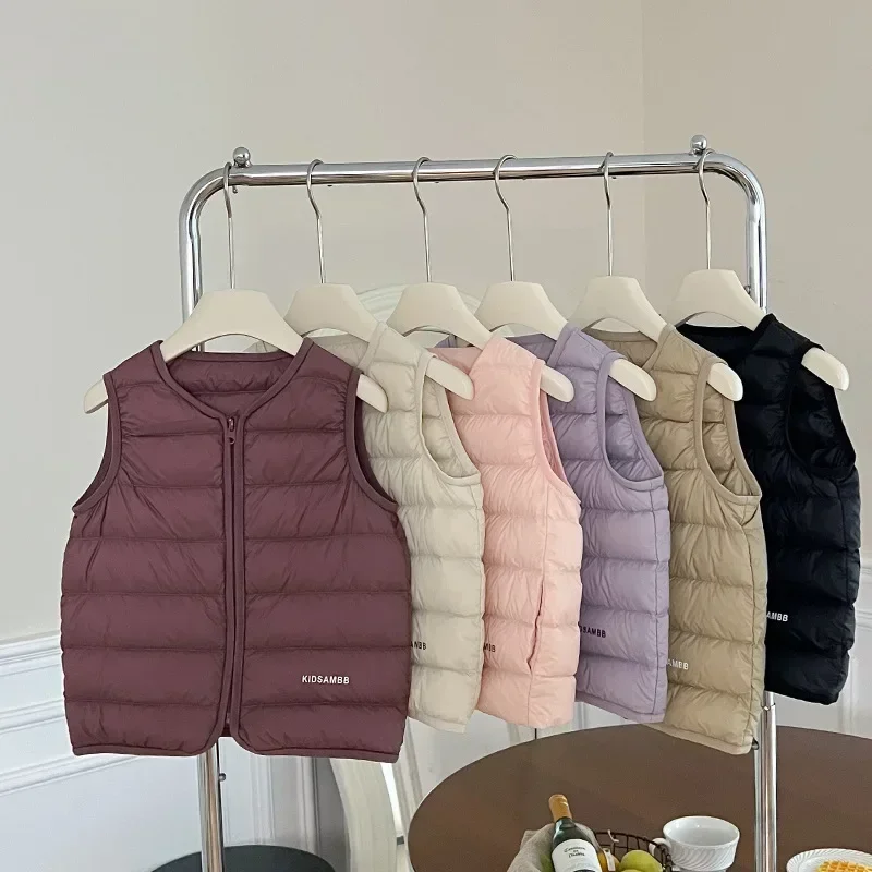 Children Clothes New White Duck Down Sleeveless Down Vest Boys and Girls Baby Light Fashionable Warm Casual Kids Down Vest
Children Clothes New White Duck Down Sleeveless Down Vest Boys and Girls Baby Light Fashionable Warm Casual Kids Down Vest
