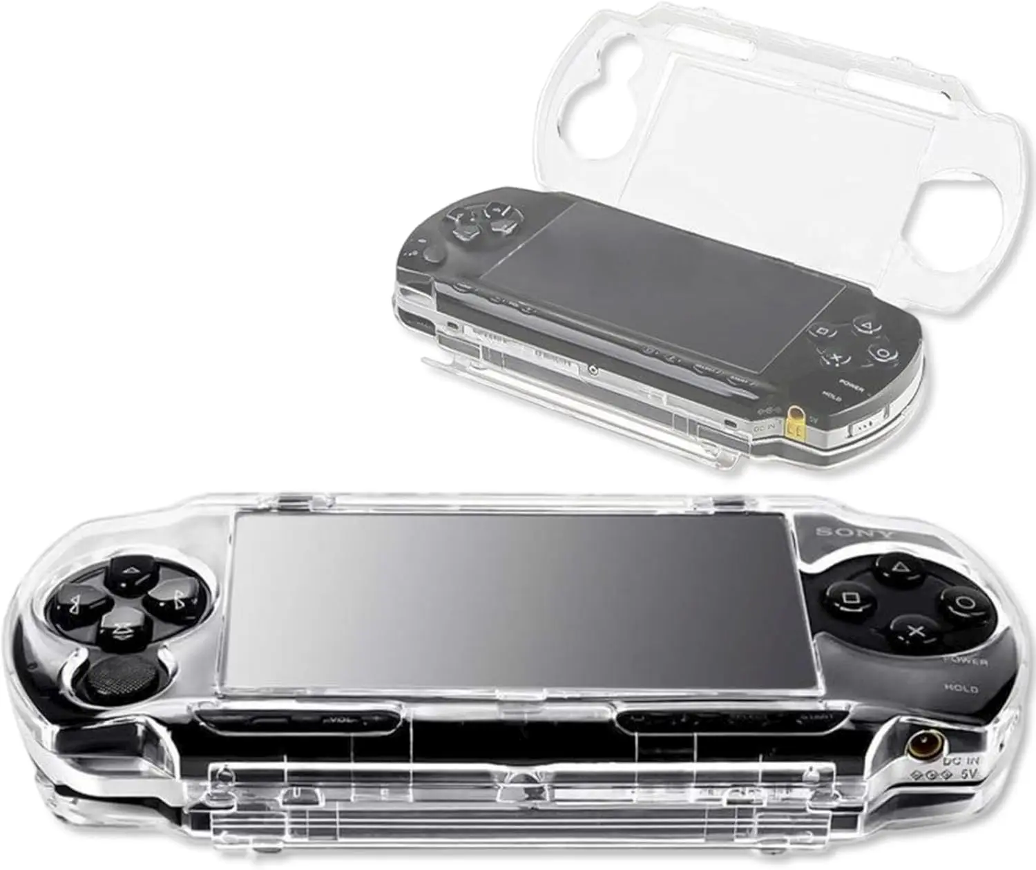 Прозрачный жесткий чехол серии PSP 1000, прозрачный защитный жесткий чехол, полностью закрытый защитный чехол с прозрачной подставкой.
Прозрачный жесткий чехол серии PSP 1000, прозрачный защитный жесткий чехол, полностью закрытый защитный чехол с прозрачной подставкой.