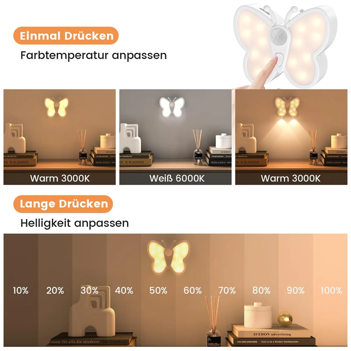 Live-Night Light с датчиком движения, упаковка из 2 шт., светодиодный ночник с регулируемой яркостью, перезаряжаемые двухцветные режимы, для детей
Live-Night Light с датчиком движения, упаковка из 2 шт., светодиодный ночник с регулируемой яркостью, перезаряжаемые двухцветные режимы, для детей