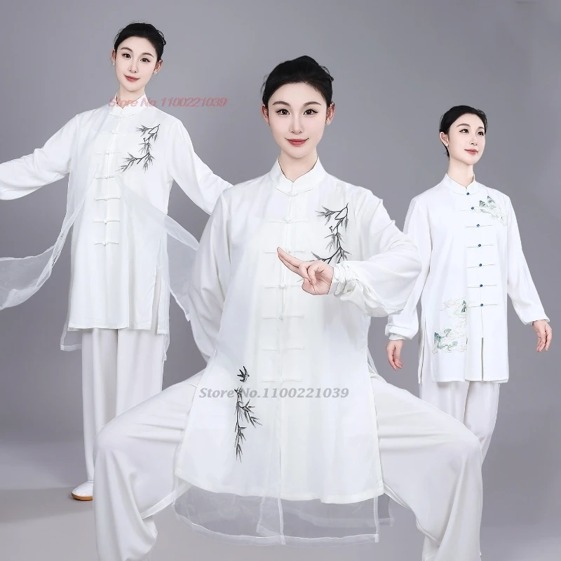 2026 traditional chinese tai chi kung fu uniform sports outdoor walking bamboo embroidery wushu martial arts kung fu training
2026 traditional chinese tai chi kung fu uniform sports outdoor walking bamboo embroidery wushu martial arts kung fu training