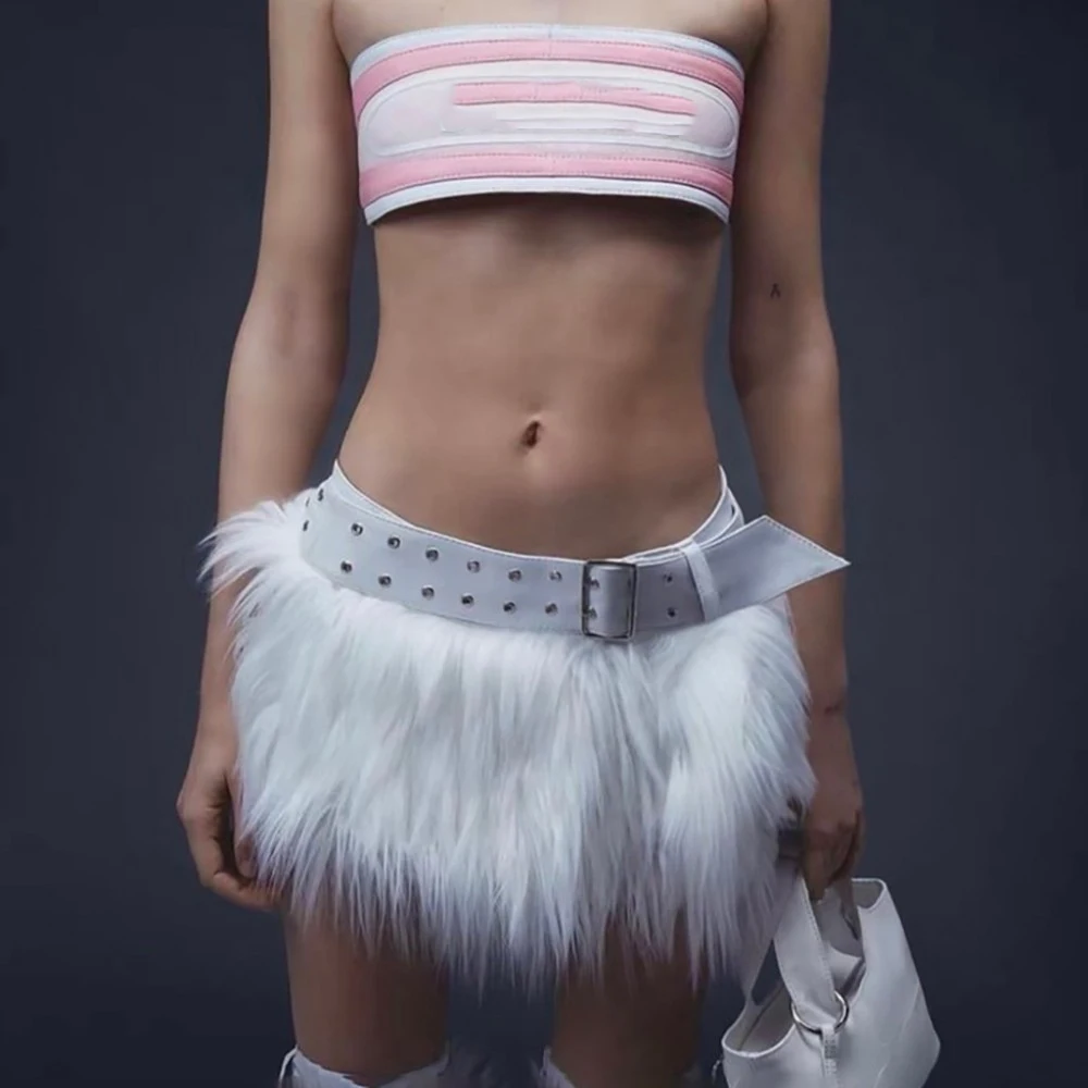 SylCue Sexy Furry Patchwork Mini Skirts Woman Elastic Low-Waist Hot Girls Street Versatile Hip-Hop Style Classic Basic Bottoms
SylCue Sexy Furry Patchwork Mini Skirts Woman Elastic Low-Waist Hot Girls Street Versatile Hip-Hop Style Classic Basic Bottoms