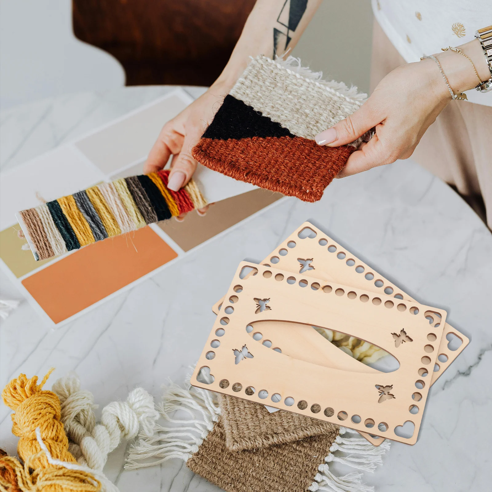 2pcs Basket Bottom Wood Bases Natural DIY Weaving Diy Basket Weaving Bottom Crafts Smooth Surface Longtime Use 
2pcs Basket Bottom Wood Bases Natural DIY Weaving Diy Basket Weaving Bottom Crafts Smooth Surface Longtime Use