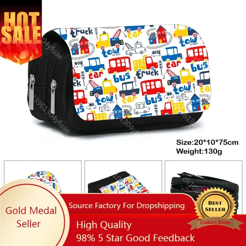 Cartoon Firetruck Car Excavator Tractor Pencil cases Cartoons school pencil case for children Stationery box boy pen bag gifts
Cartoon Firetruck Car Excavator Tractor Pencil cases Cartoons school pencil case for children Stationery box boy pen bag gifts
