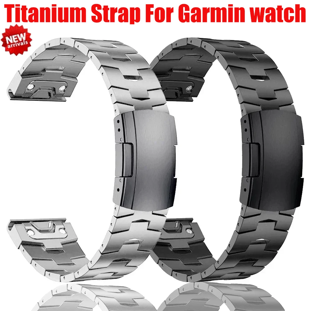 26mm 22mm Quickfit Titanium Strap For Garmin Fenix 8 43/6/6XPro/7/7X/5X/5XPlus/ Metal Release Watch Band For Forerunner 945 935
26mm 22mm Quickfit Titanium Strap For Garmin Fenix 8 43/6/6XPro/7/7X/5X/5XPlus/ Metal Release Watch Band For Forerunner 945 935