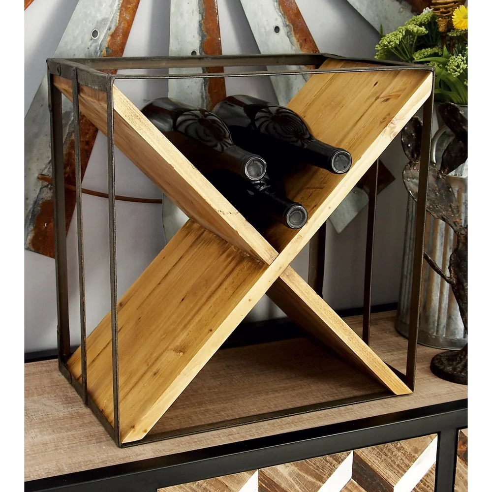 Rustic Black Cube Wine Rack 9 Bottles X-Shaped Design Tabletop Holder Ideal Home Bar Kitchen Display Easy Clean Assembly
Rustic Black Cube Wine Rack 9 Bottles X-Shaped Design Tabletop Holder Ideal Home Bar Kitchen Display Easy Clean Assembly