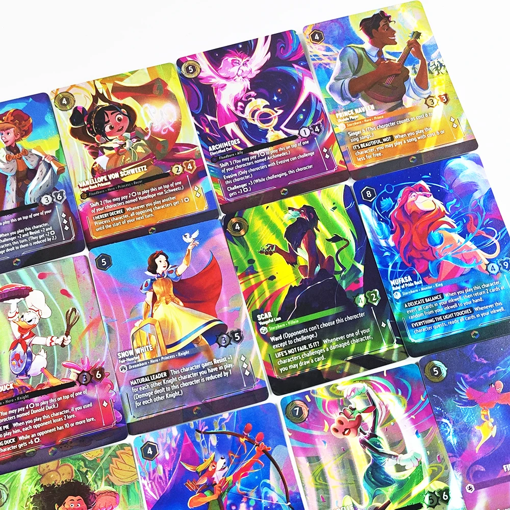 Карта Lorcana Blind Box на английском языке - 50 случайных зачарованных карточек из фольги, красиво изготовлена, многократное больше, чем 4 копирования
Карта Lorcana Blind Box на английском языке - 50 случайных зачарованных карточек из фольги, красиво изготовлена, многократное больше, чем 4 копирования